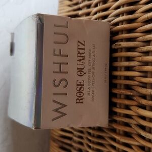 WISHFUL Rose Quartz Lift & Glow Peel Off Mask NIB 1.94 oz